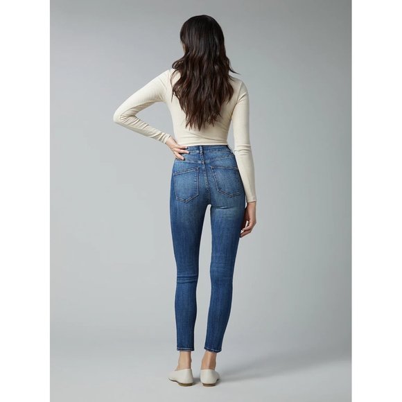 DL1961 Farrow Ankle High-Rise Skinny in Rogers NWT - Picture 2 of 3